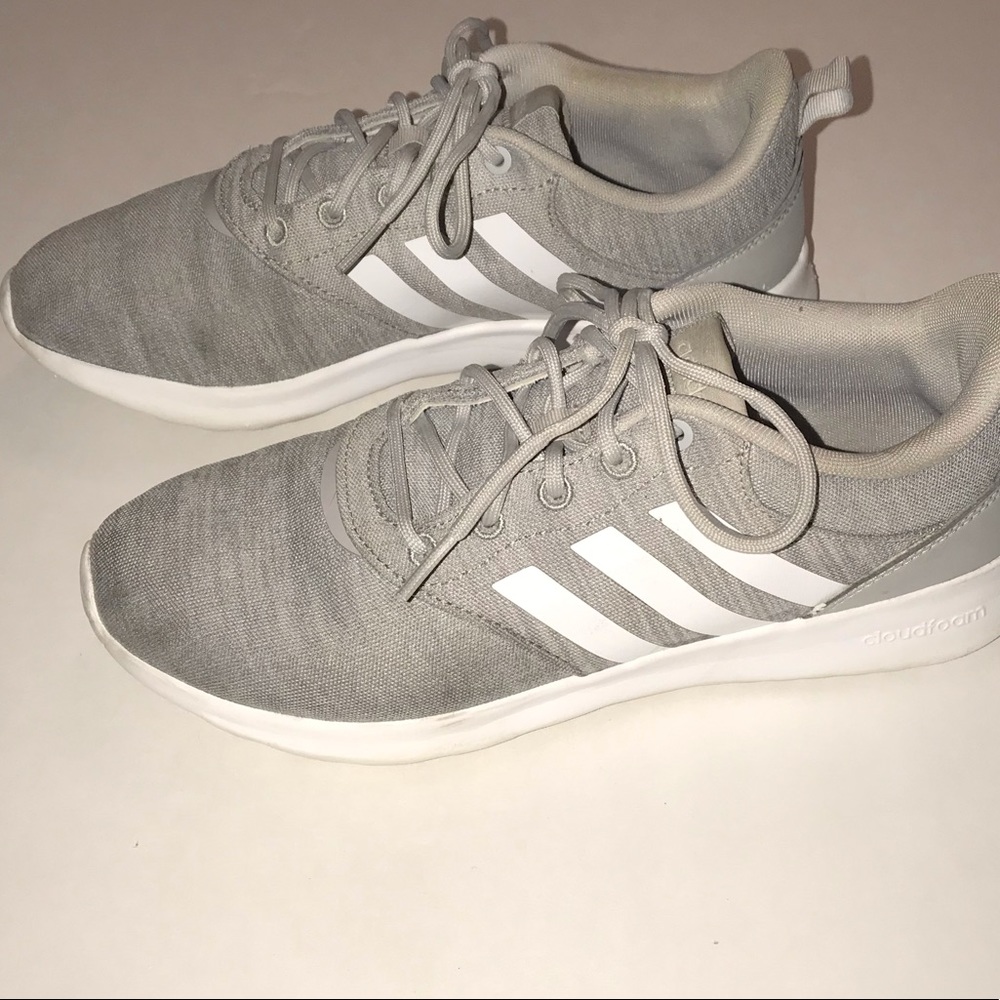 Adidas Cloudfoam Shoes Sneakers SIZE 9.5 Gray